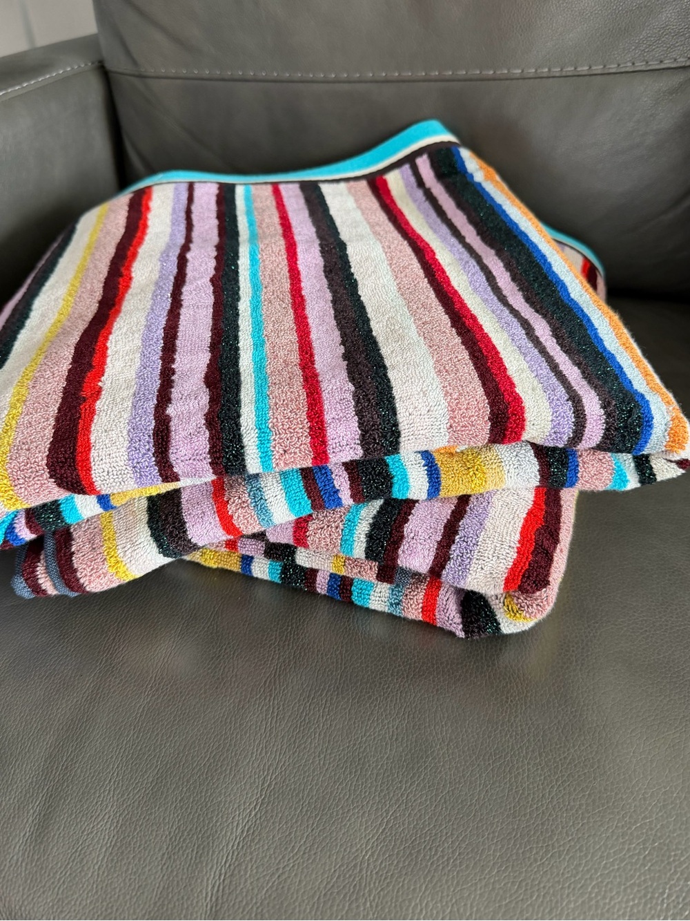 Missoni Chandler Metallic Stripe Towel